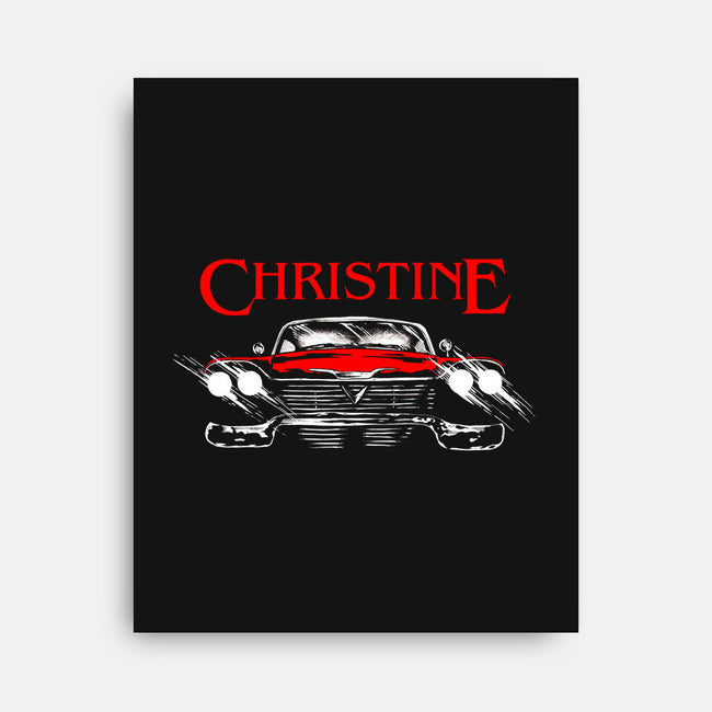Christine-none stretched canvas-Jonathan Grimm Art