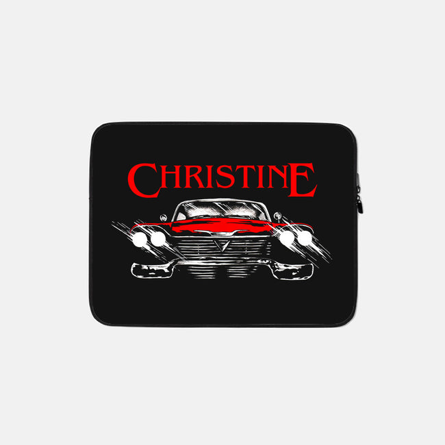 Christine-none zippered laptop sleeve-Jonathan Grimm Art