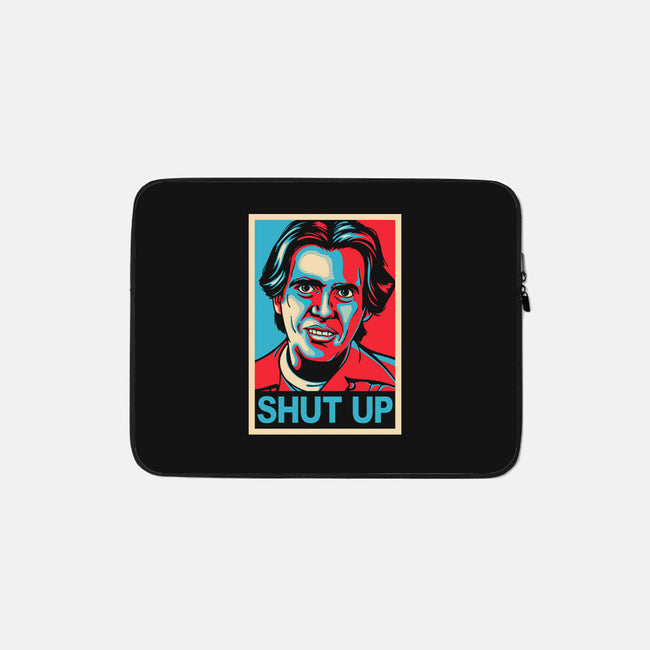 Shut Up-none zippered laptop sleeve-Getsousa!