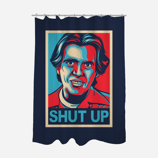 Shut Up-none polyester shower curtain-Getsousa!