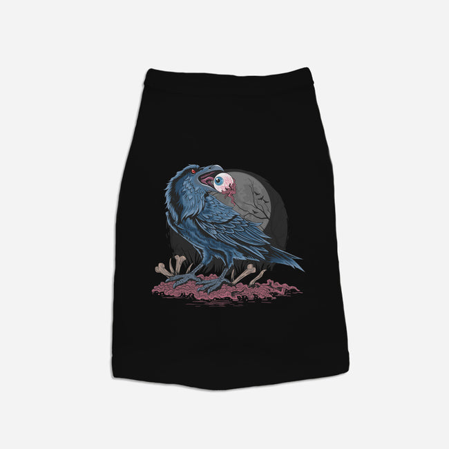 Crow Eat Eyes-dog basic pet tank-Faissal Thomas