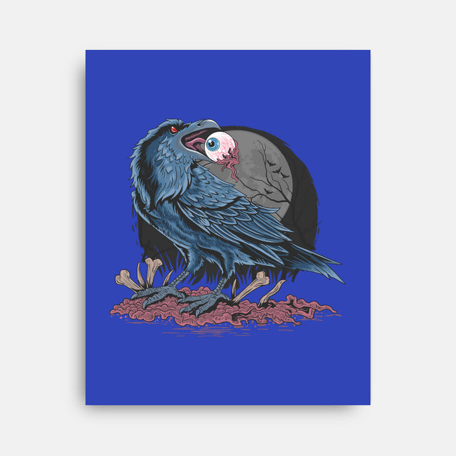 Crow Eat Eyes-none stretched canvas-Faissal Thomas