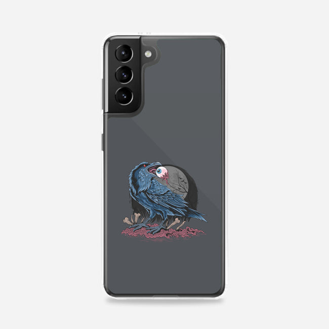 Crow Eat Eyes-samsung snap phone case-Faissal Thomas
