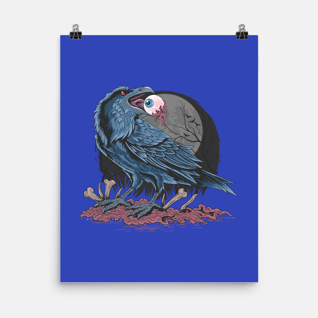 Crow Eat Eyes-none matte poster-Faissal Thomas