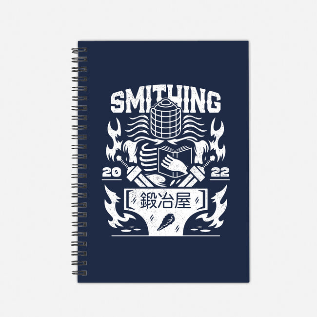 The Smithing Master-none dot grid notebook-Logozaste