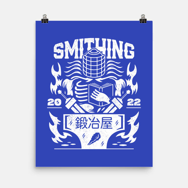 The Smithing Master-none matte poster-Logozaste