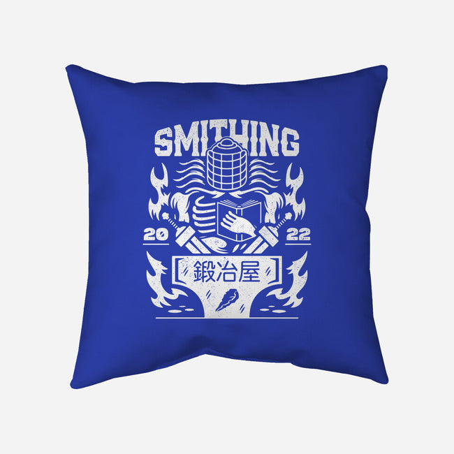 The Smithing Master-none removable cover w insert throw pillow-Logozaste