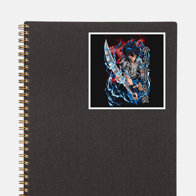 The Blade of Uchiha-none glossy sticker-Knegosfield