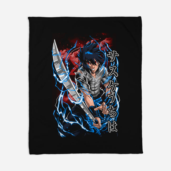 The Blade of Uchiha-none fleece blanket-Knegosfield