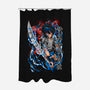 The Blade of Uchiha-none polyester shower curtain-Knegosfield