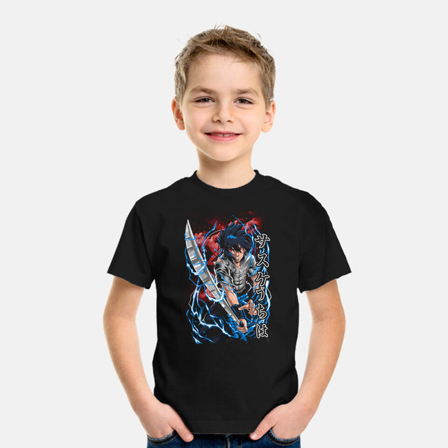 The Blade of Uchiha-youth basic tee-Knegosfield