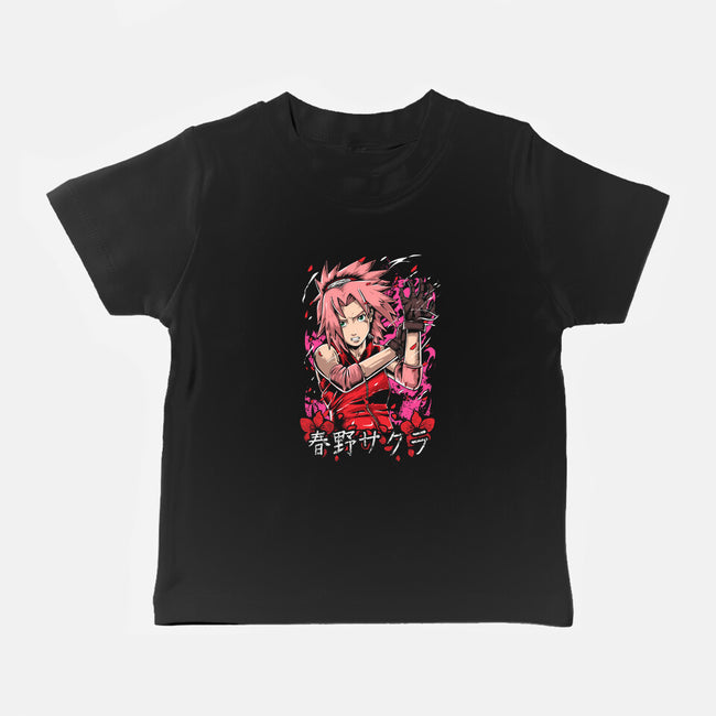 The Rage Of Sakura-baby basic tee-Knegosfield
