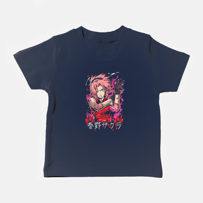 The Rage Of Sakura-baby basic tee-Knegosfield