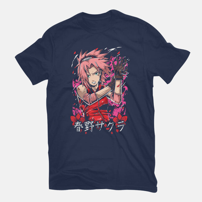 The Rage Of Sakura-mens basic tee-Knegosfield