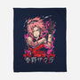 The Rage Of Sakura-none fleece blanket-Knegosfield