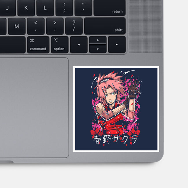 The Rage Of Sakura-none glossy sticker-Knegosfield