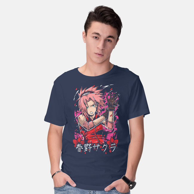 The Rage Of Sakura-mens basic tee-Knegosfield