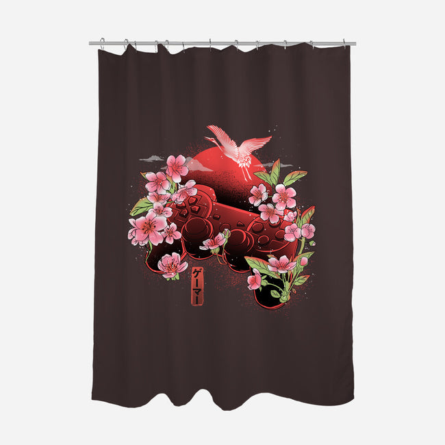 Japanese Joypad-none polyester shower curtain-IKILO