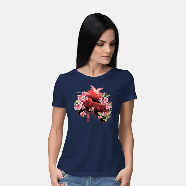 Japanese Joypad-womens basic tee-IKILO