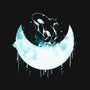 Moon Whale-none fleece blanket-Vallina84