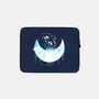 Moon Whale-none zippered laptop sleeve-Vallina84