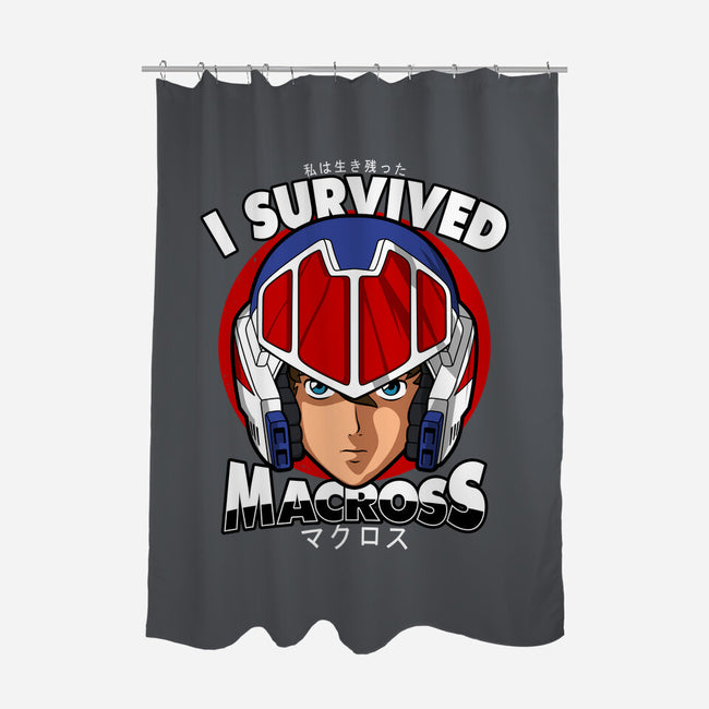I Survived The Capital Ship-none polyester shower curtain-Boggs Nicolas