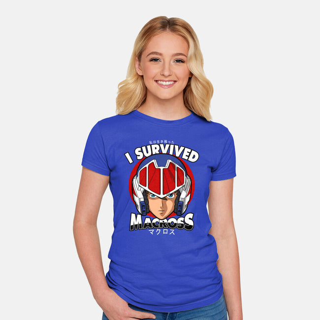 I Survived The Capital Ship-womens fitted tee-Boggs Nicolas
