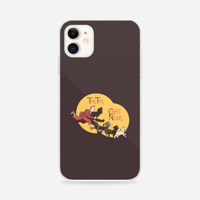 TinTin Le Chat Noir-iphone snap phone case-tobefonseca