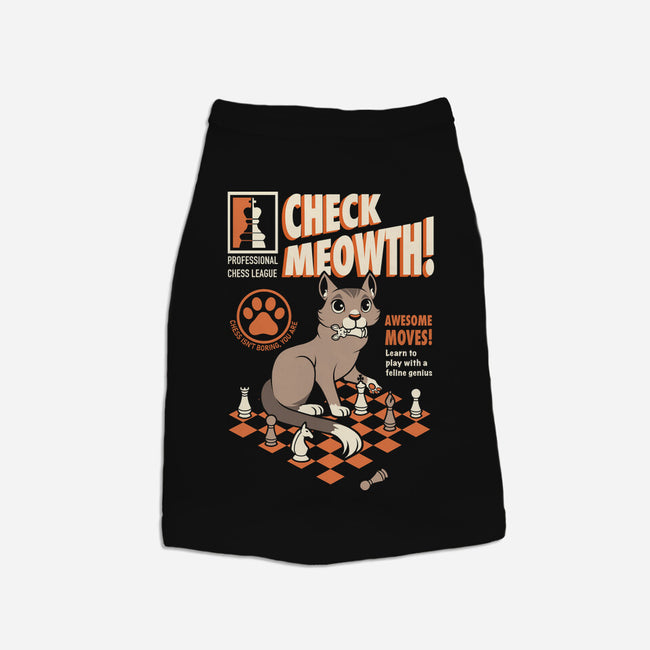 Check-Meowth Cat Chess-dog basic pet tank-tobefonseca