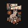 Check-Meowth Cat Chess-womens fitted tee-tobefonseca