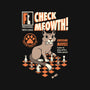 Check-Meowth Cat Chess-womens off shoulder sweatshirt-tobefonseca