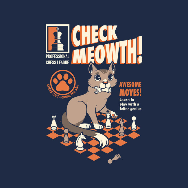 Check-Meowth Cat Chess-womens fitted tee-tobefonseca