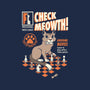 Check-Meowth Cat Chess-womens fitted tee-tobefonseca