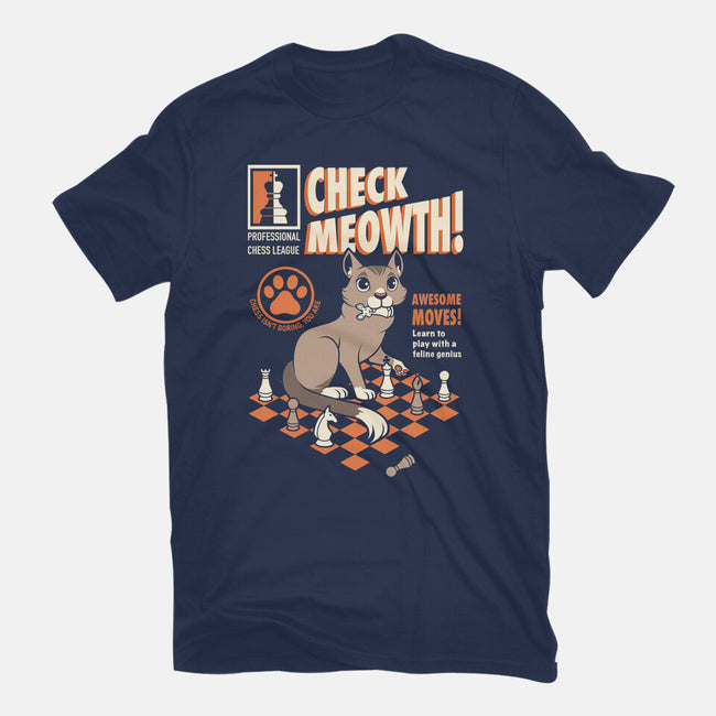 Check-Meowth Cat Chess-youth basic tee-tobefonseca