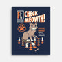 Check-Meowth Cat Chess-none stretched canvas-tobefonseca