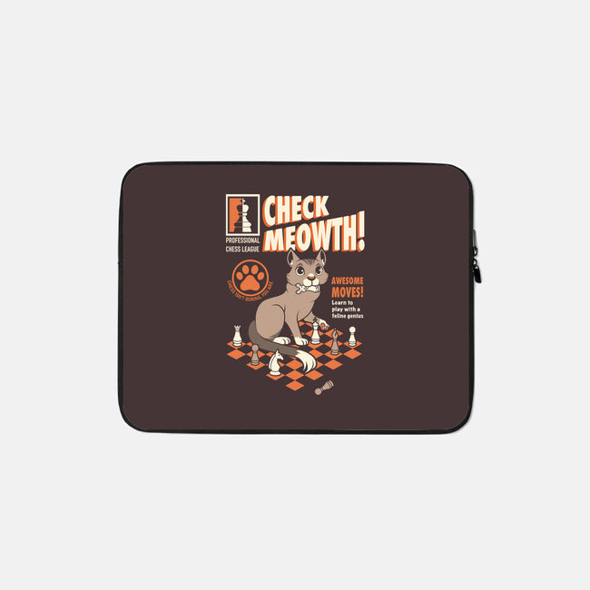 Check-Meowth Cat Chess-none zippered laptop sleeve-tobefonseca