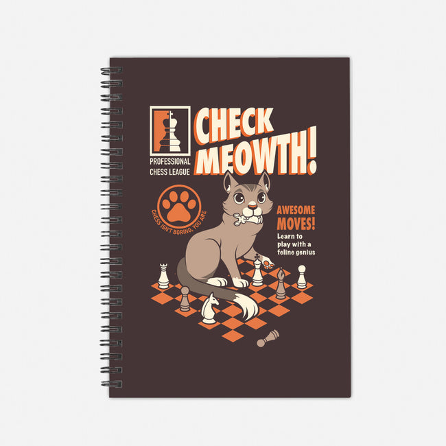 Check-Meowth Cat Chess-none dot grid notebook-tobefonseca
