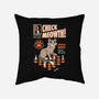 Check-Meowth Cat Chess-none removable cover w insert throw pillow-tobefonseca