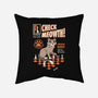 Check-Meowth Cat Chess-none removable cover throw pillow-tobefonseca