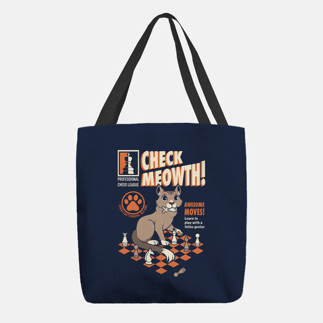 Check-Meowth Cat Chess-none basic tote-tobefonseca