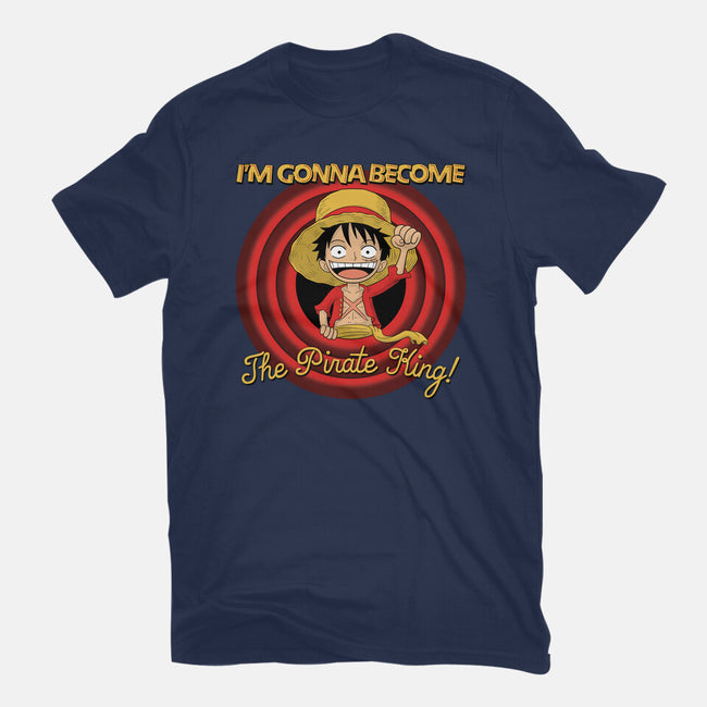 Looney Luffy Pirate King-womens basic tee-danielmorris1993