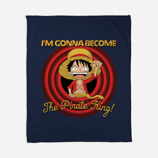 Looney Luffy Pirate King-none fleece blanket-danielmorris1993