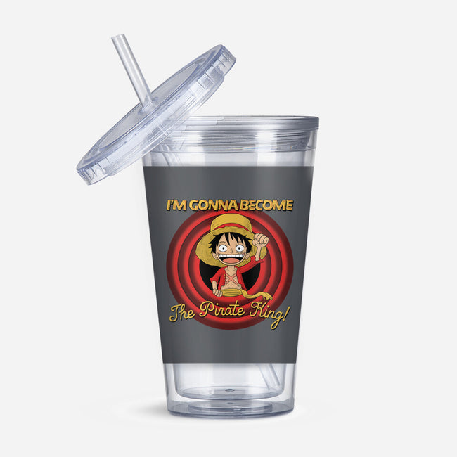 Looney Luffy Pirate King-none acrylic tumbler drinkware-danielmorris1993
