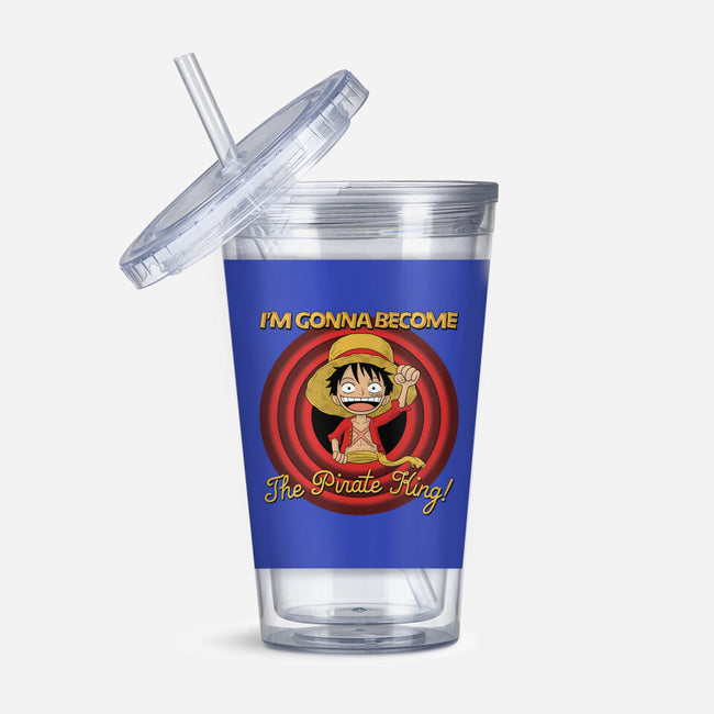 Looney Luffy Pirate King-none acrylic tumbler drinkware-danielmorris1993