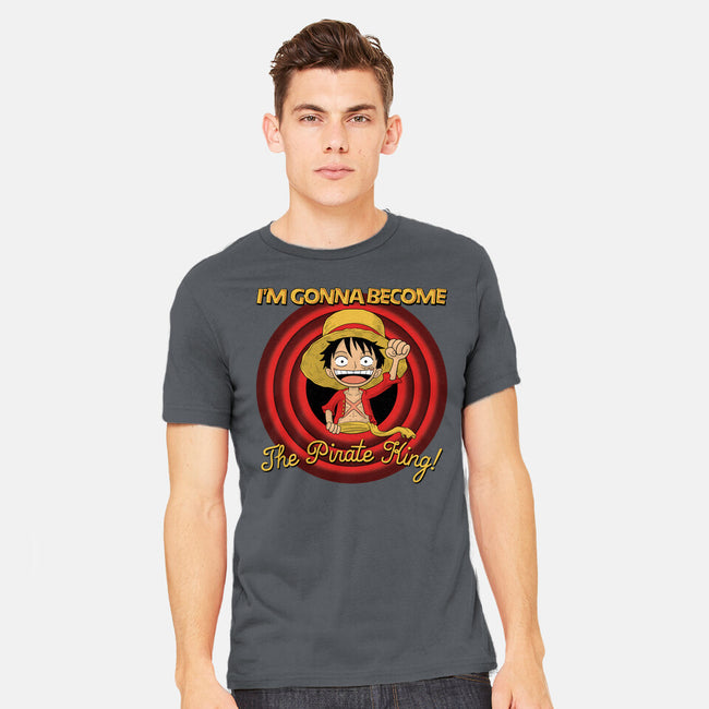Looney Luffy Pirate King-mens heavyweight tee-danielmorris1993