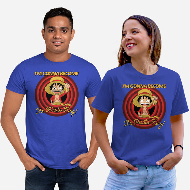Looney Luffy Pirate King-unisex basic tee-danielmorris1993