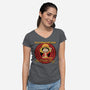 Looney Luffy Pirate King-womens v-neck tee-danielmorris1993