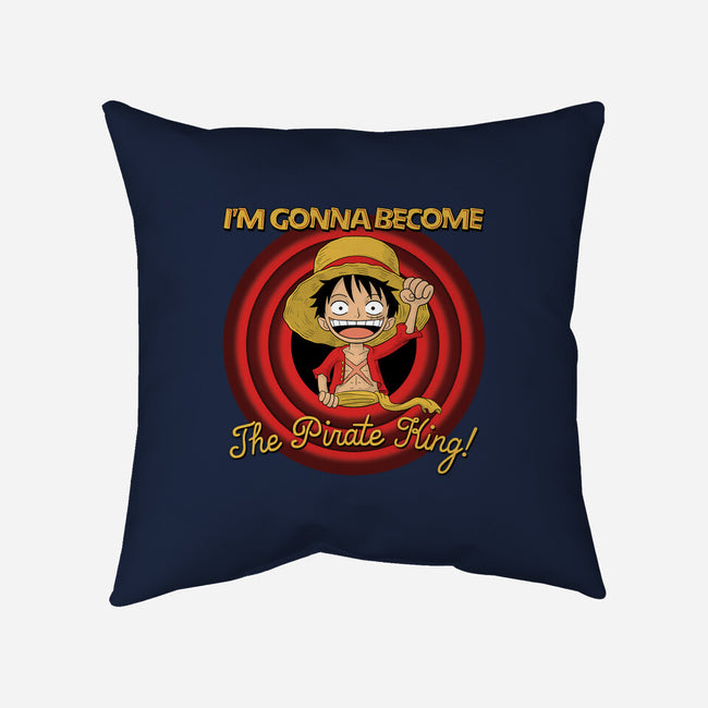Looney Luffy Pirate King-none removable cover w insert throw pillow-danielmorris1993