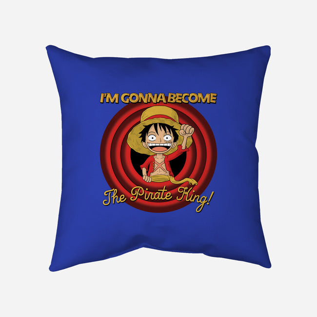 Looney Luffy Pirate King-none removable cover w insert throw pillow-danielmorris1993