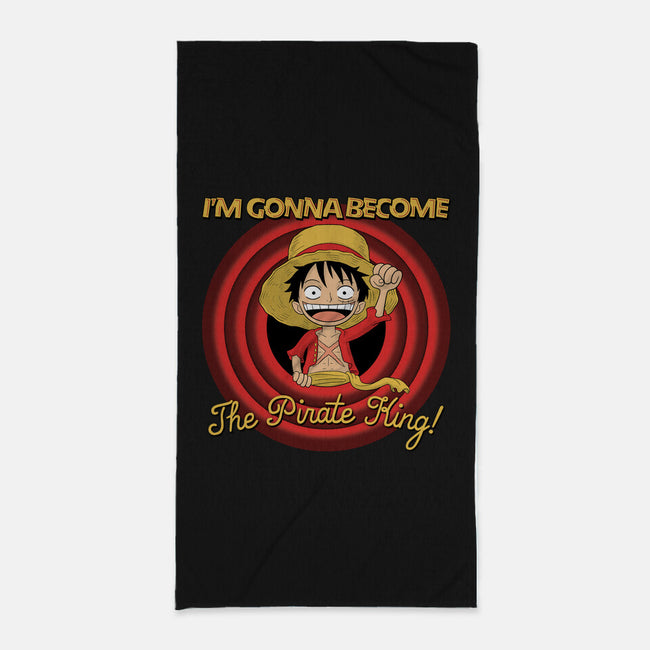Looney Luffy Pirate King-none beach towel-danielmorris1993